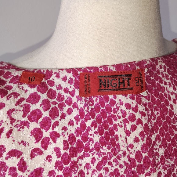 Valentino Night, Pink Snakeskin Print Suit - Picture 9 of 9